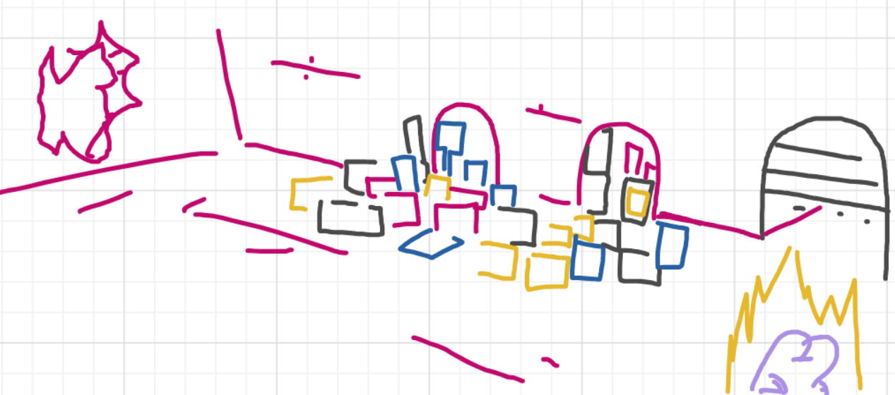 A panel from I've Been Everywhere, Man, episode nine of the Board Boards object show by Furretwalk/WalkingFurret.